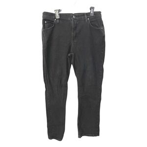 *Riders by Lee 16M Relaxed Fit Black Denim Jeans 36x30.5 Cotton‎ Blend Stretch